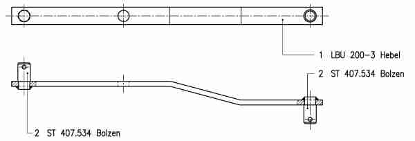 poluga komplet LBU 200-2
